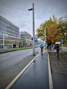 Protected cycle lane on Invalidenstraße