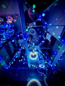 Mirrored ceiling in Kin Za