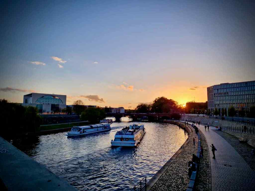 Sunset over the Spree