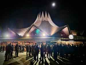 Outside Tempodrom Berlin, after the gig