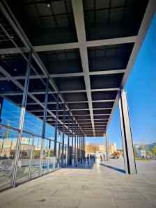 Outside the Neue Nationalgalerie
