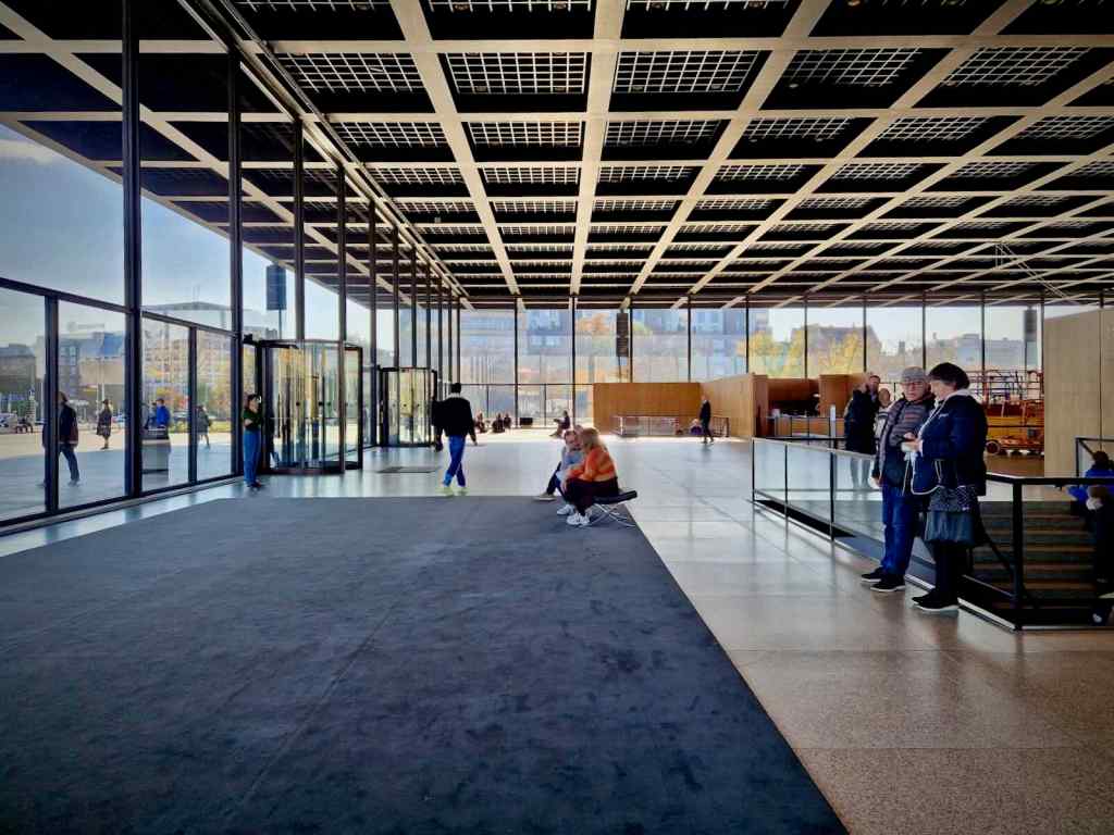 Inside the Neue Nationalgalerie