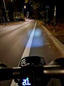 Painted lane on Tiergartenstraße