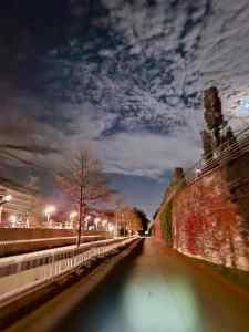 Cycling along Ingeborg-Drewitz-Allee