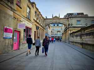Walking down York Street