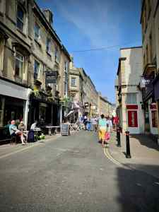 Looking down Upper Borough Walls