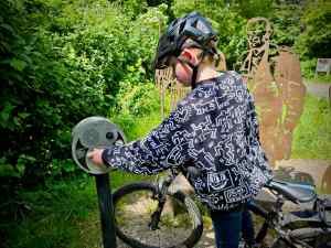 Listening to a sound installation