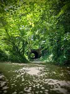 Approaching the Tucking Mill Lane bridge