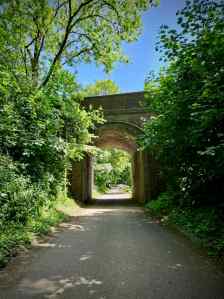 Approaching Warminster Road bridge