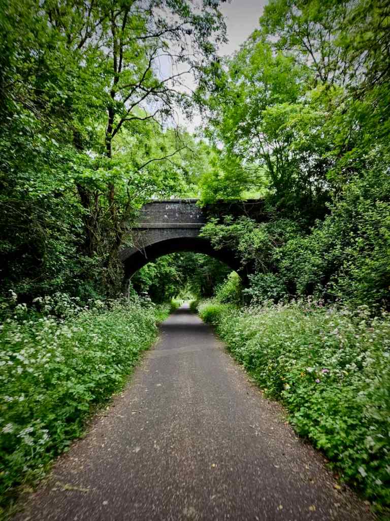 Bridge over the railway path