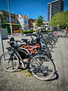 Cycle parking on Waterfront
