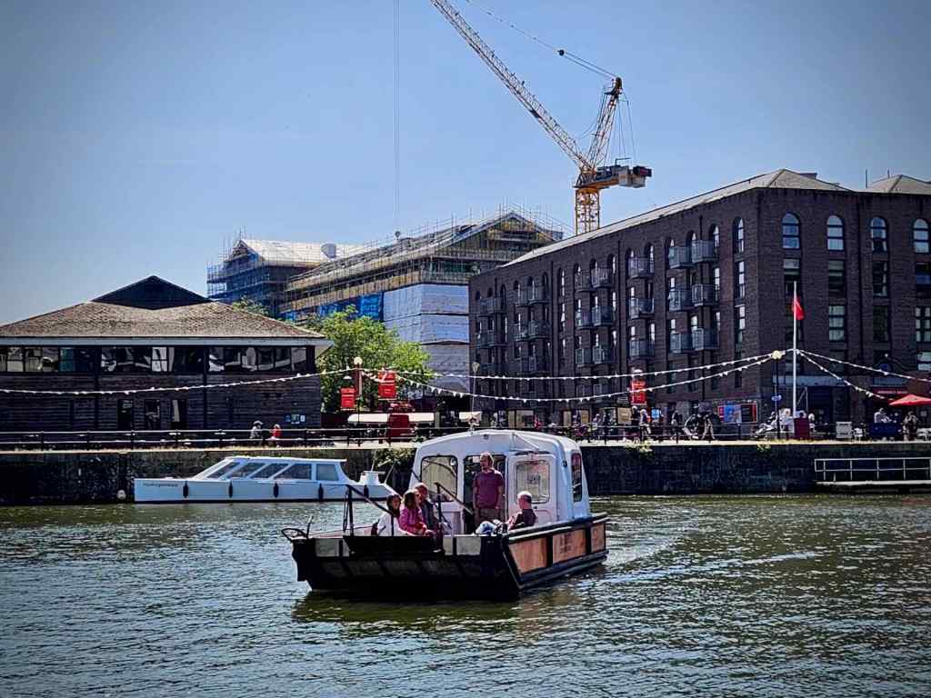 Ferry crossing the Floating Harbour