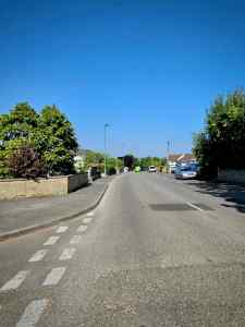 Riding along Court Farm Road
