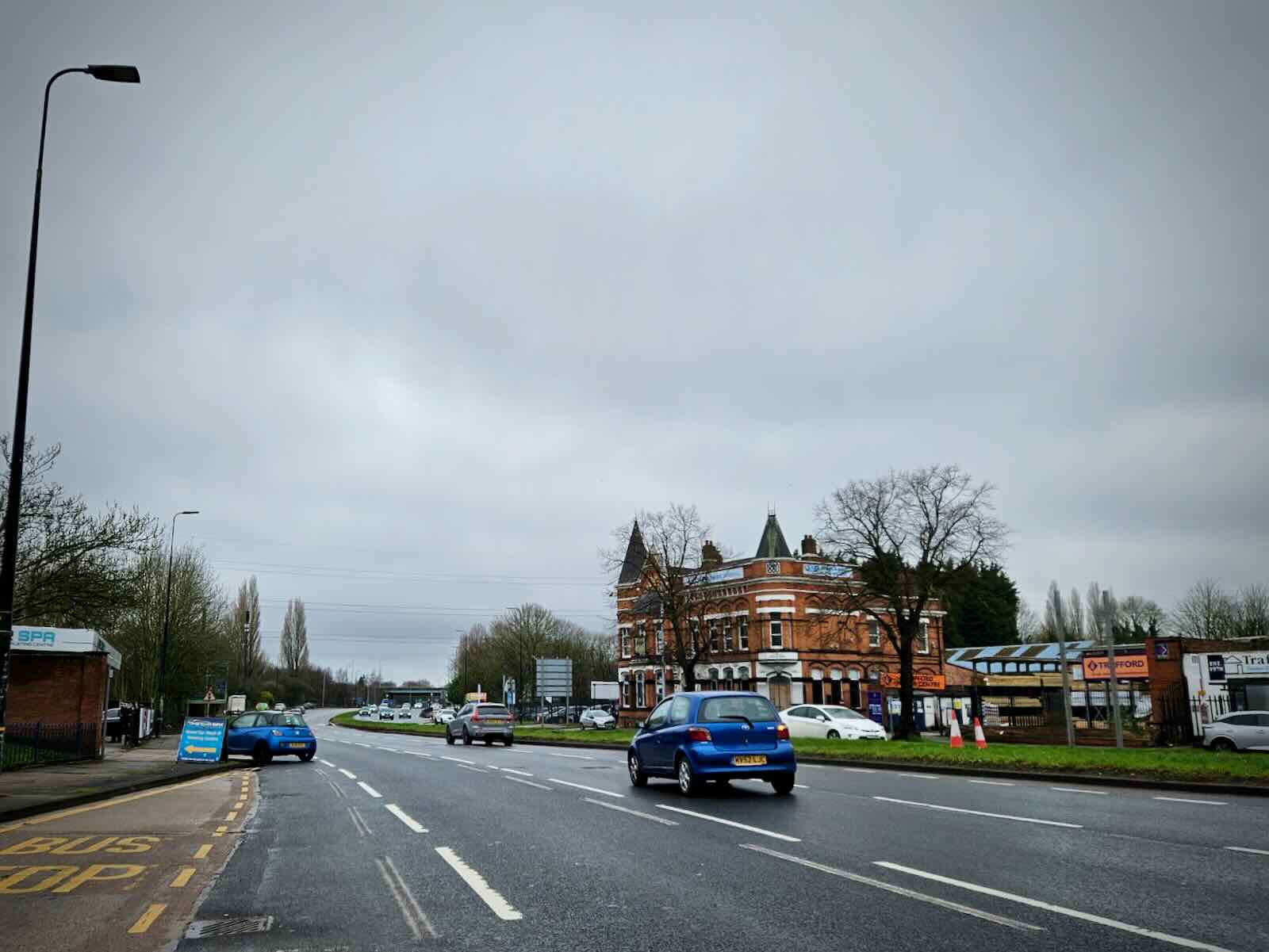 No cones approaching the M60