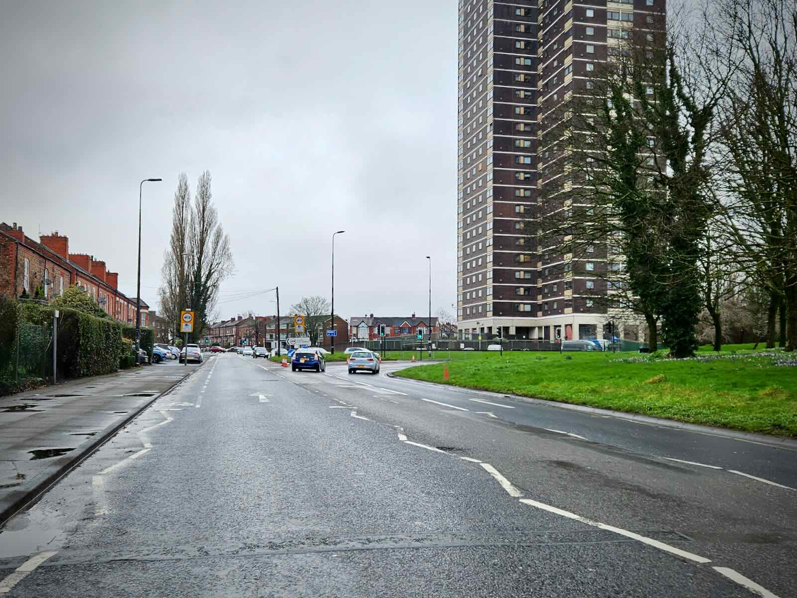 No cones approaching the gyratory