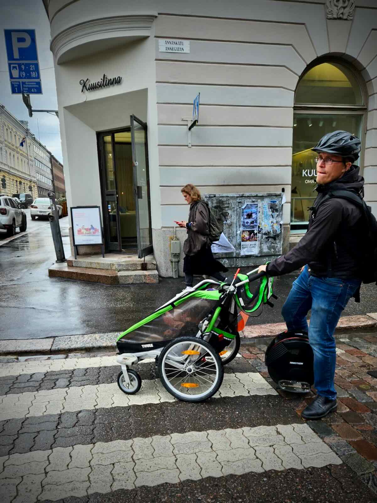 Buggy/electric unicycle combo