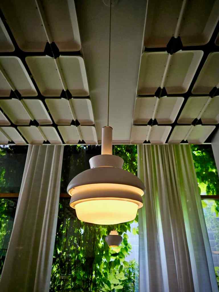 Wonderful original light, and unusual heating panels on the ceiling that are still in use