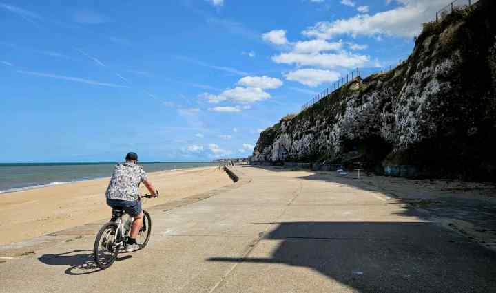 Riding along the Viking Coastal Trail