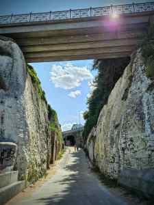 Looking up Newgate Gap