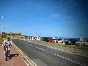 Looking back towards Joss Bay