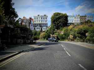 Riding down Madeira Walk