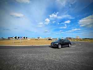 A256 / Manston Road roundabout