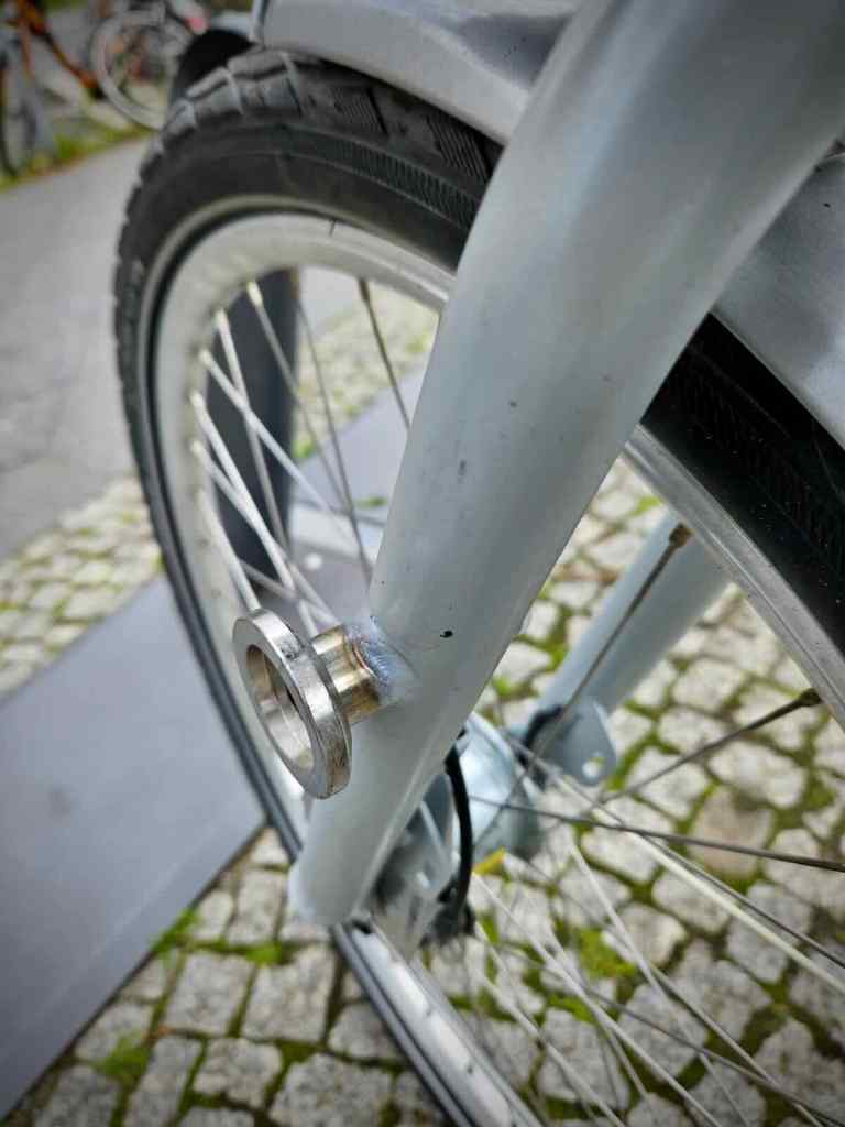 Attachments to lock bikes into the docks