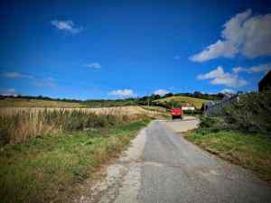 Farm next to the Pilgrims' Way
