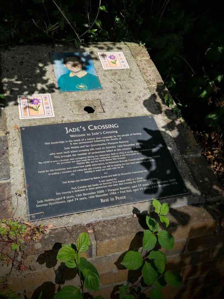 Plaque for Jade's Crossing