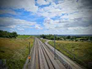 View of the HS1 line