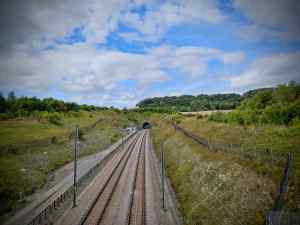 View of the North Downs Tunnel