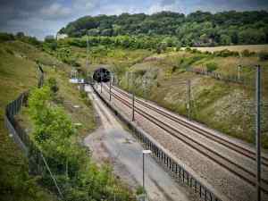 View of the North Downs Tunnel