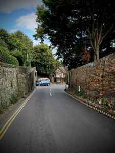 Approaching Aylesford