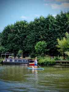 Paddleboarding on the Medway