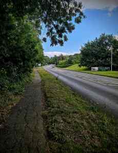 Lack of safe space for cycling on the A20 Ashford Road