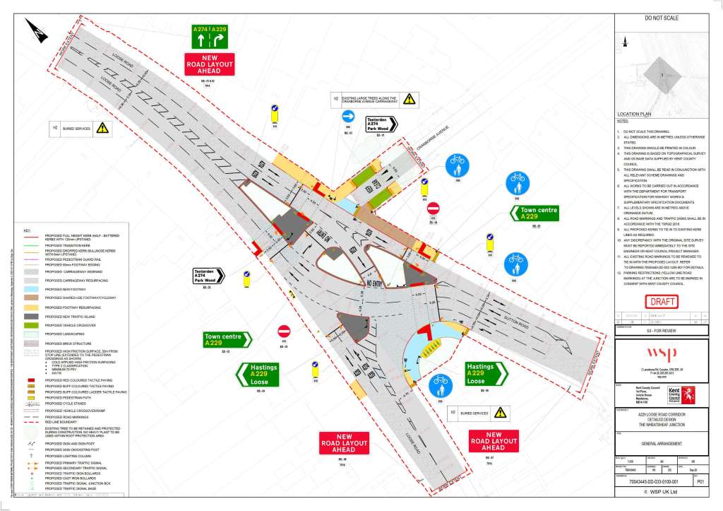 Kent County Council's awful plans for the Wheatsheaf junction