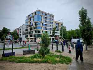 Buildings on the edge of Mauerpark