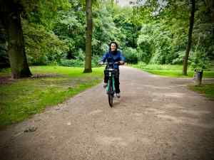Riding in the Tiergarten