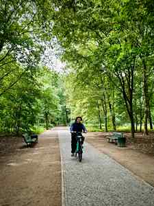 Riding in the Tiergarten