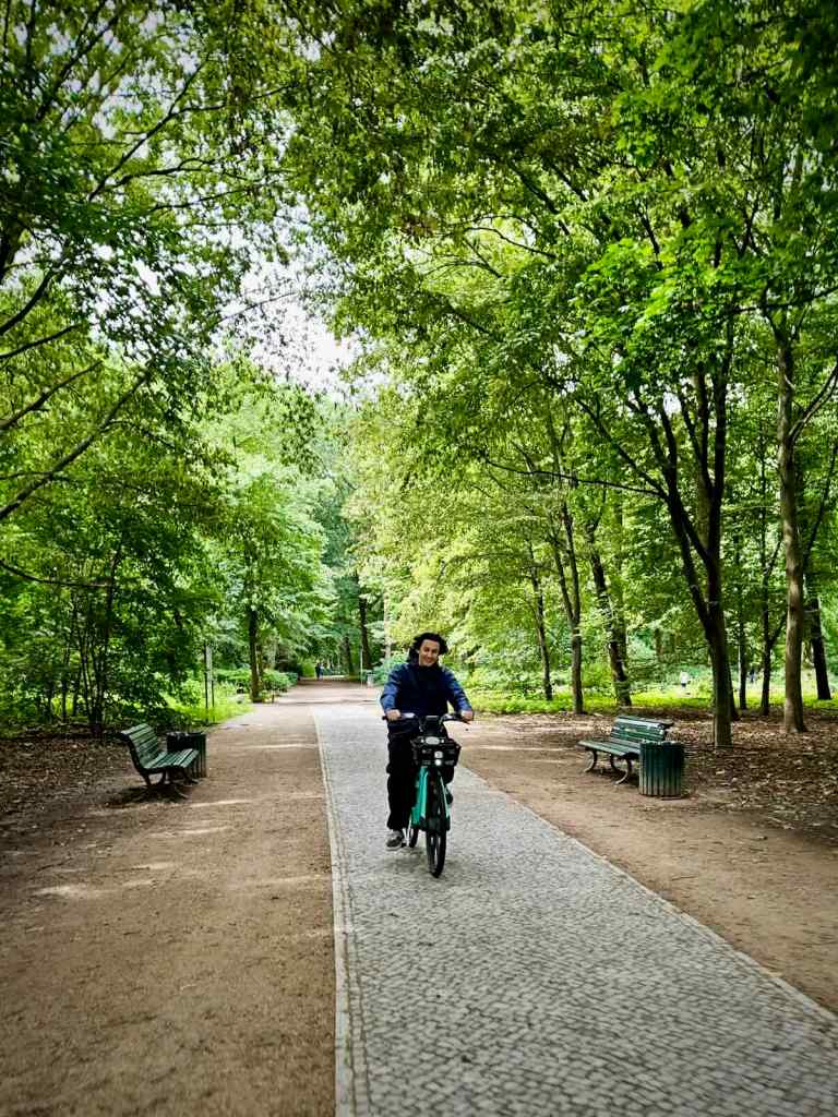 Riding in the Tiergarten