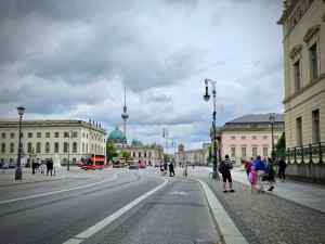Riding along Unter den Linden