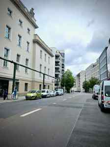 Riding along Französische Straße