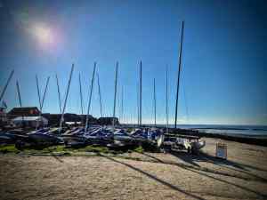 At the seafront in Whitstable