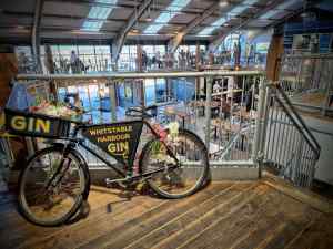 Inside South Quay Shed