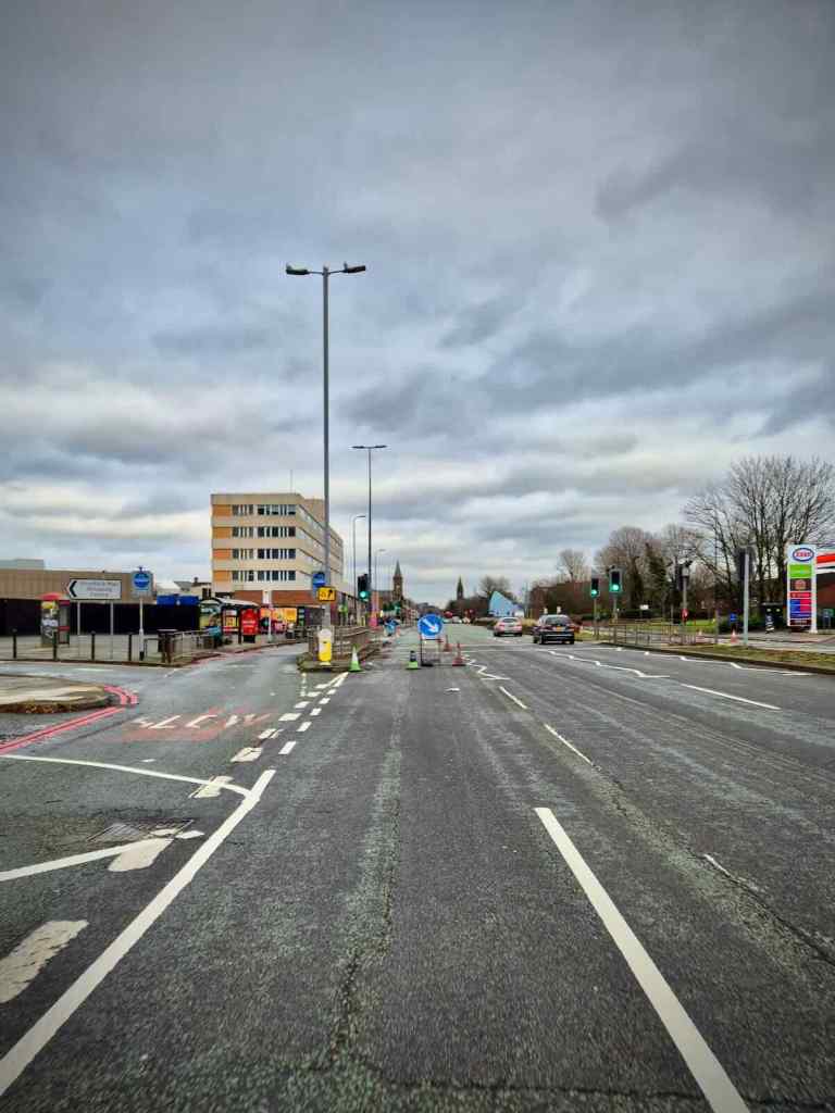 Access to bus stop to be maintained, with no bypass