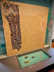 Door with built-in wiretap