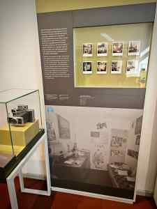 Instant camera photos taken during a search of a flat