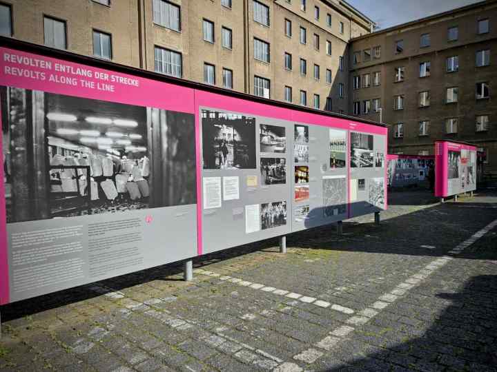 Exhibition outside Haus 1