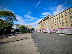 Exhibition outside Haus 1