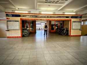 Inside Nordbahnhof Station